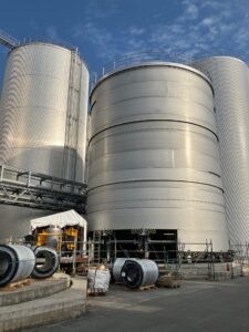 Mercon RVS nieuwbouw opslagtank